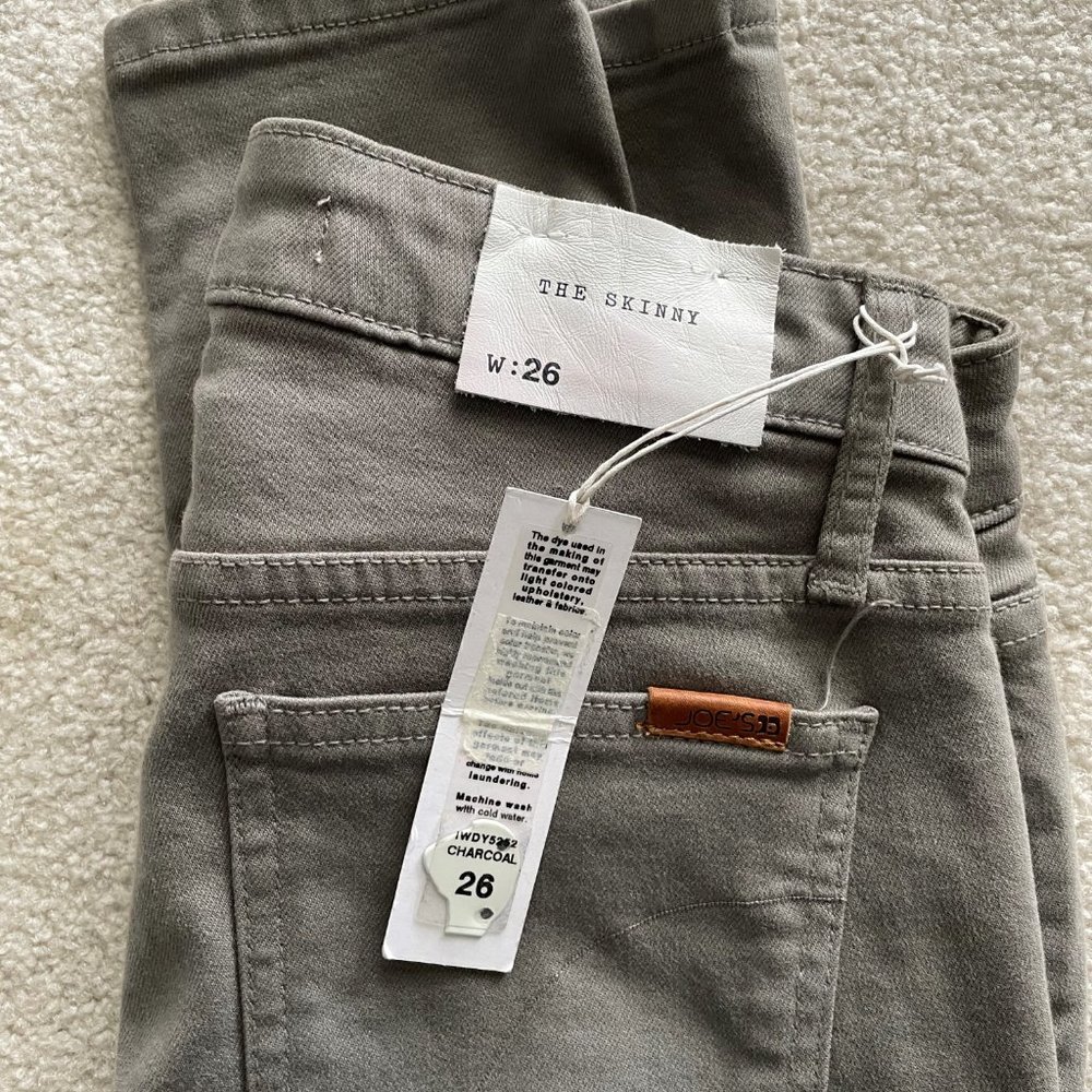 Joe's - Grey - Charcoal Light Wash "The Skinny" Jeans